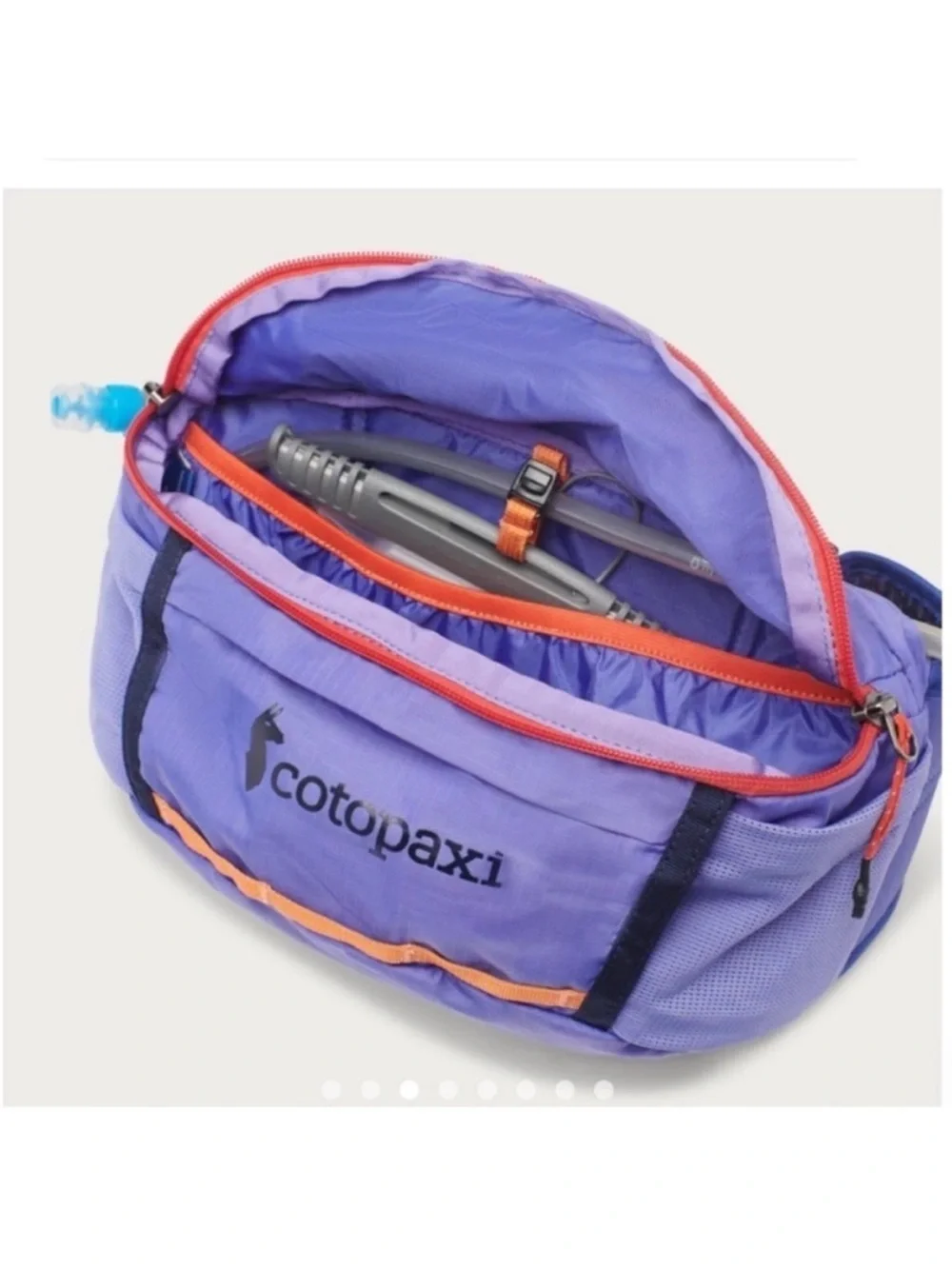 Cotopaxi Lagos 5L Hiking Hydration Hip Pack Purple Blue NWT Ventilated